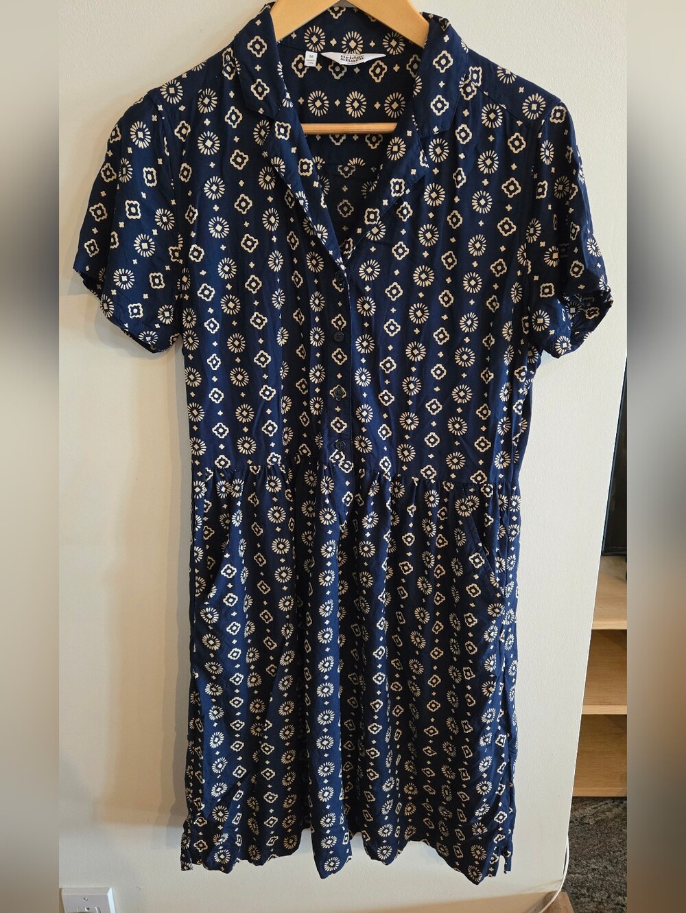 Bridge & Burn Ruby Shirt Dress - Navy